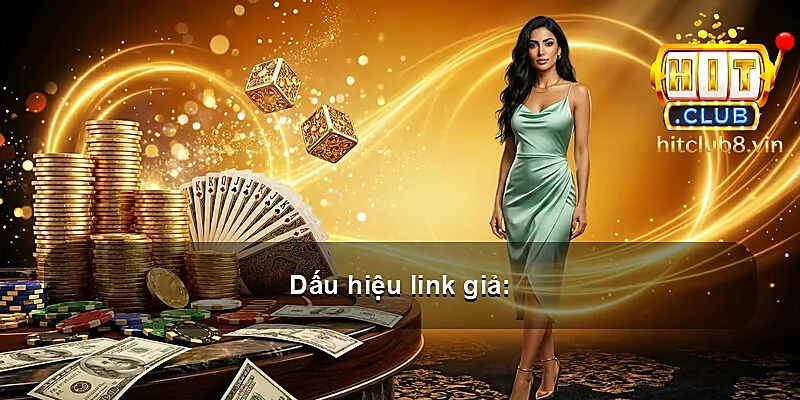 Dấu hiệu link giả: