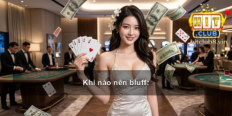 Khi nào nên bluff: